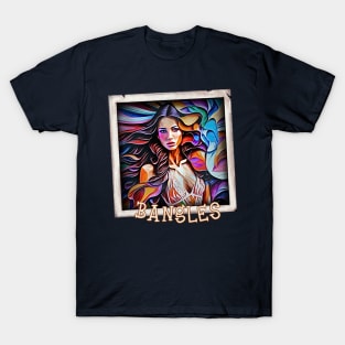 Bangles (artwork of hair flowing girl) T-Shirt